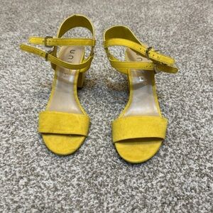 Unisa Yellow Strappy Heels
